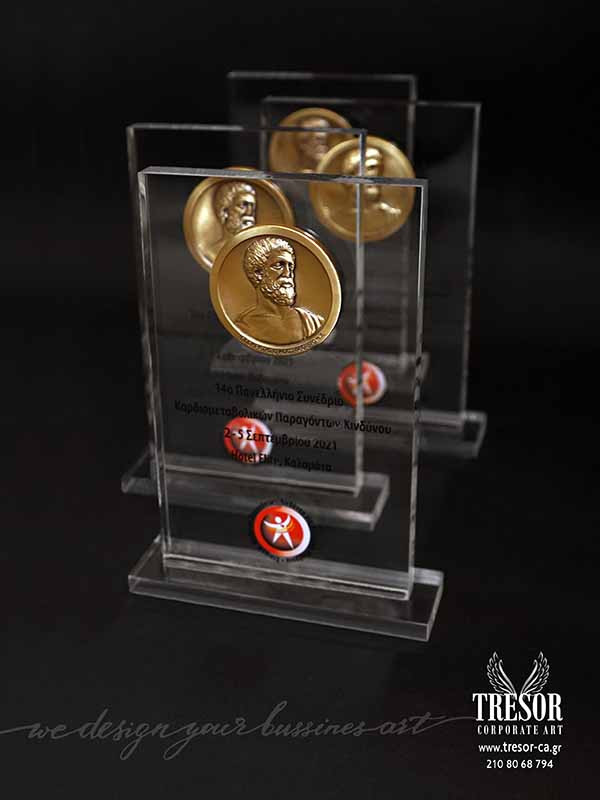 Tresor Corporate Art Δώρο τιμής ένεκεν Τιμητική πλακέτα Ευχαριστήρια δώρα Πλακέτα με εκτύπωση για δώρο Βραβείο με χάραξη Τρόπαια